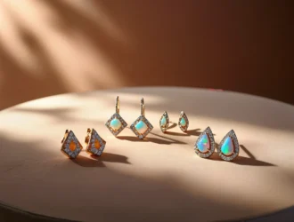 Anthony Nak's Opal and Diamond Drop Earrings