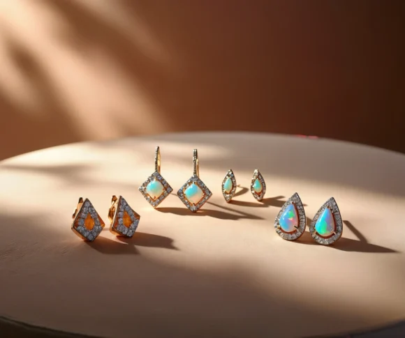 Anthony Nak's Opal and Diamond Drop Earrings