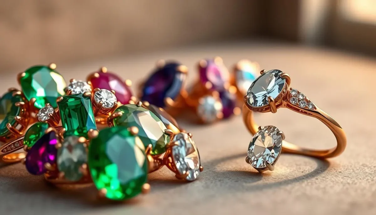 Breathtaking Gemstone Engagement