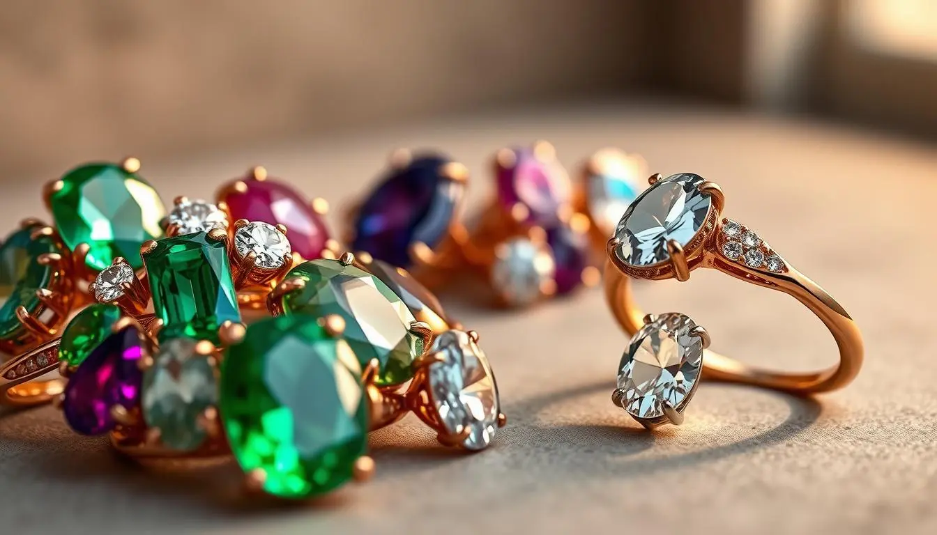 Breathtaking Gemstone Engagement