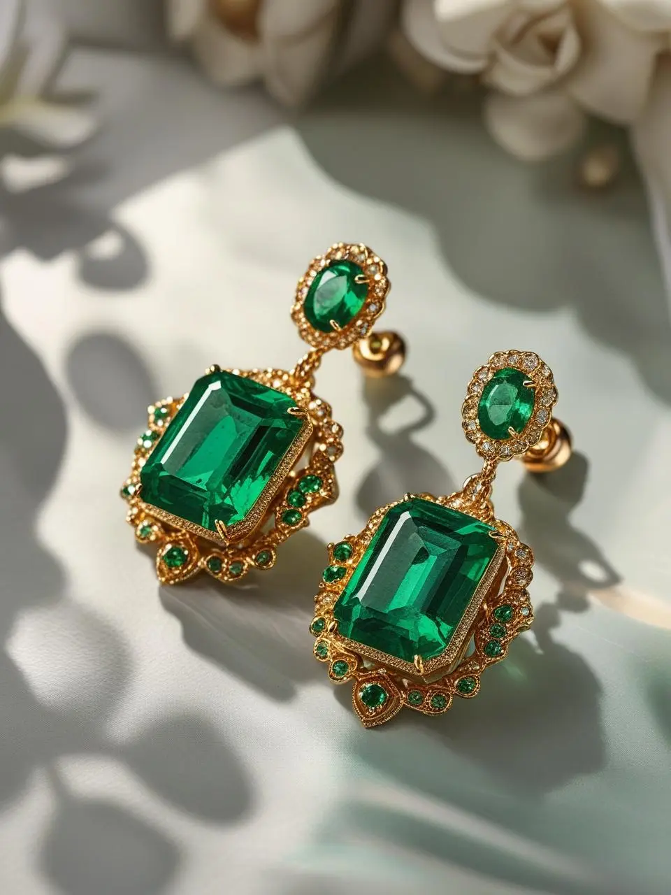 Emerald Earrings