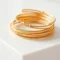 Gold bracelet stack ideas