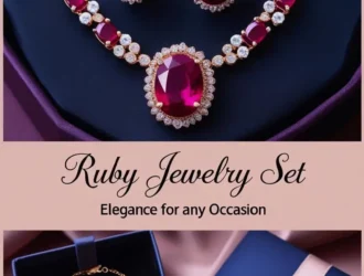Ruby Jewelry Set