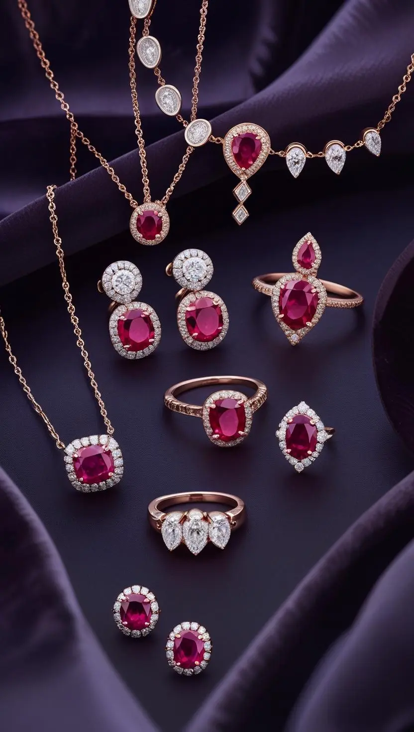 Women's Ruby Jewelry