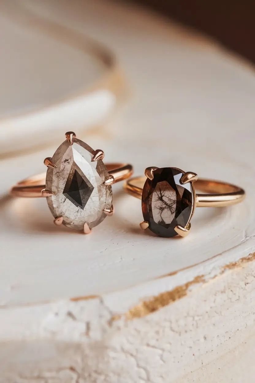 Toi et moi gemstone duo