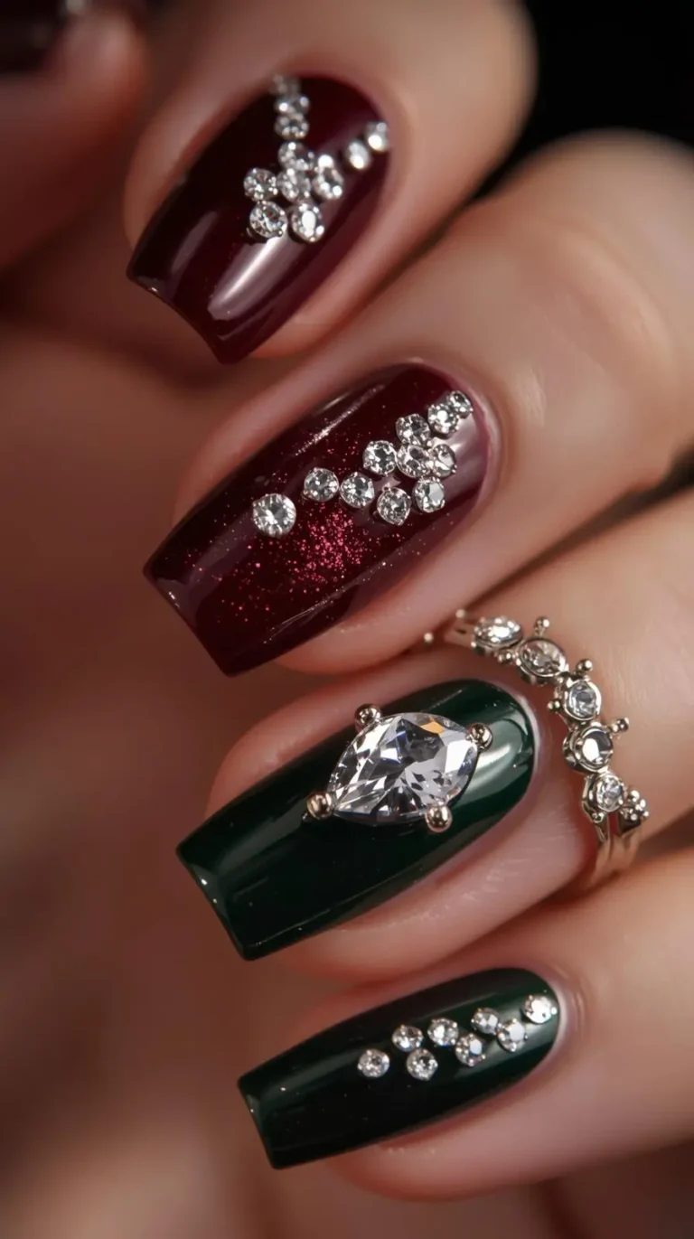 10 Classy Christmas Nails: Festive Nail Art Ideas Classy Christmas Nails