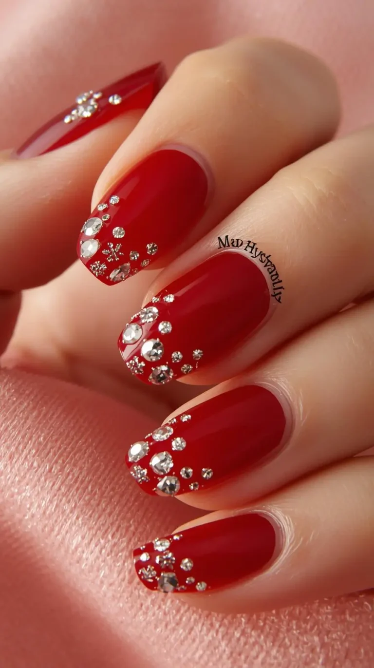 Red Almond Nail
