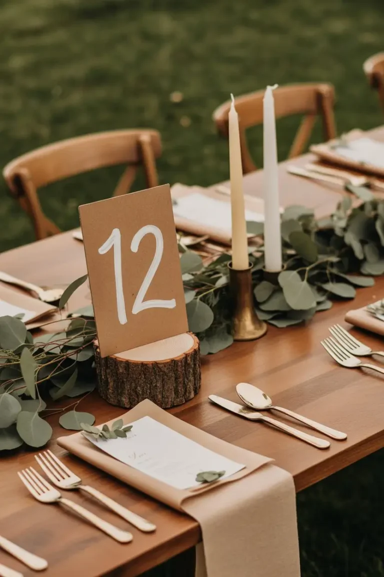 Wedding Table Number