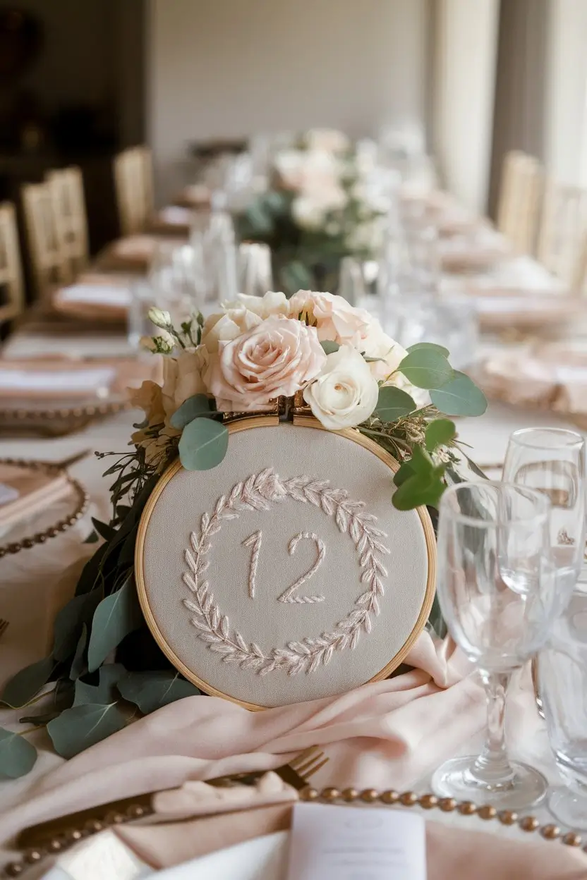 Wedding Table Number