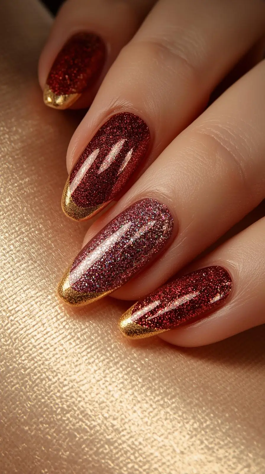 classy holiday nails christmas