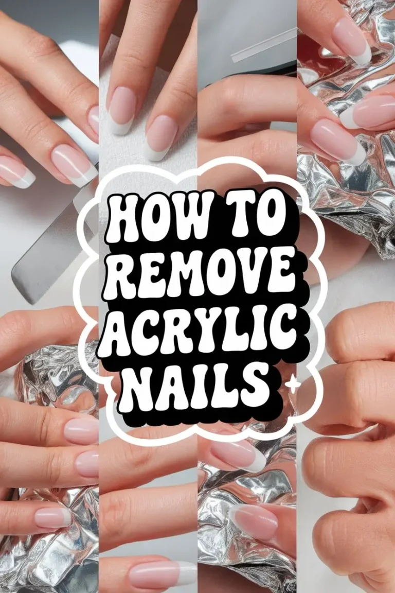 how to remove acrylic nails