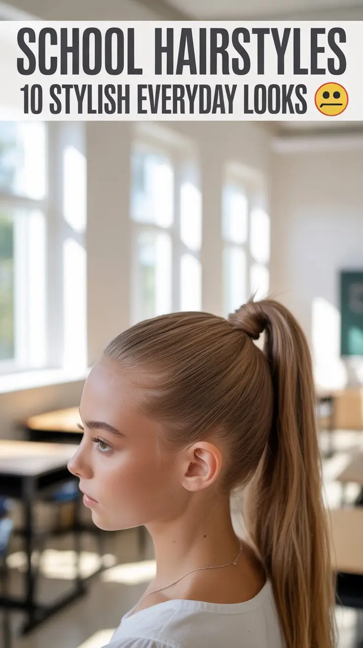 School Hairstyles 10 Stylish Everyday Looks