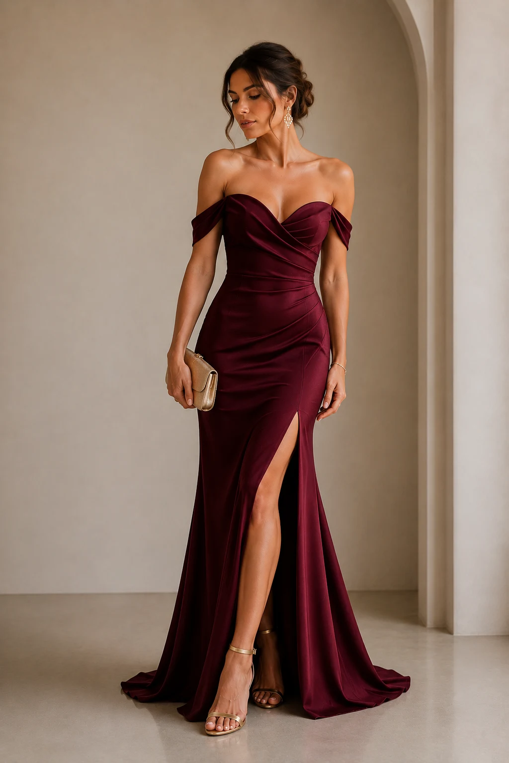 Outfit 4 — black tie gala attire for women style outfit, worn by a stylish woman