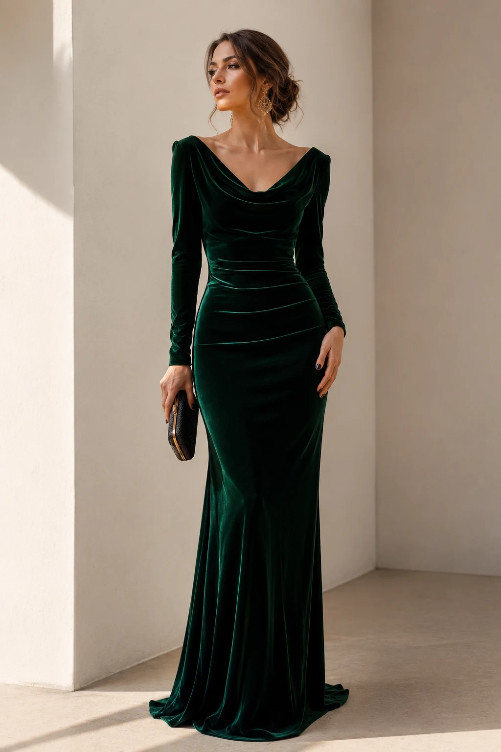 Outfit 2 — black tie gala attire style outfit, worn by a stylish woman
