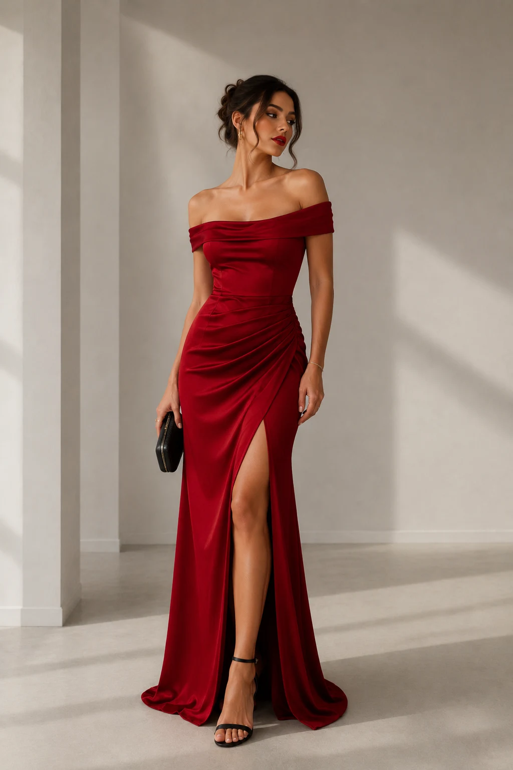 Outfit 3 — black tie gala dress long style outfit, worn by a stylish woman