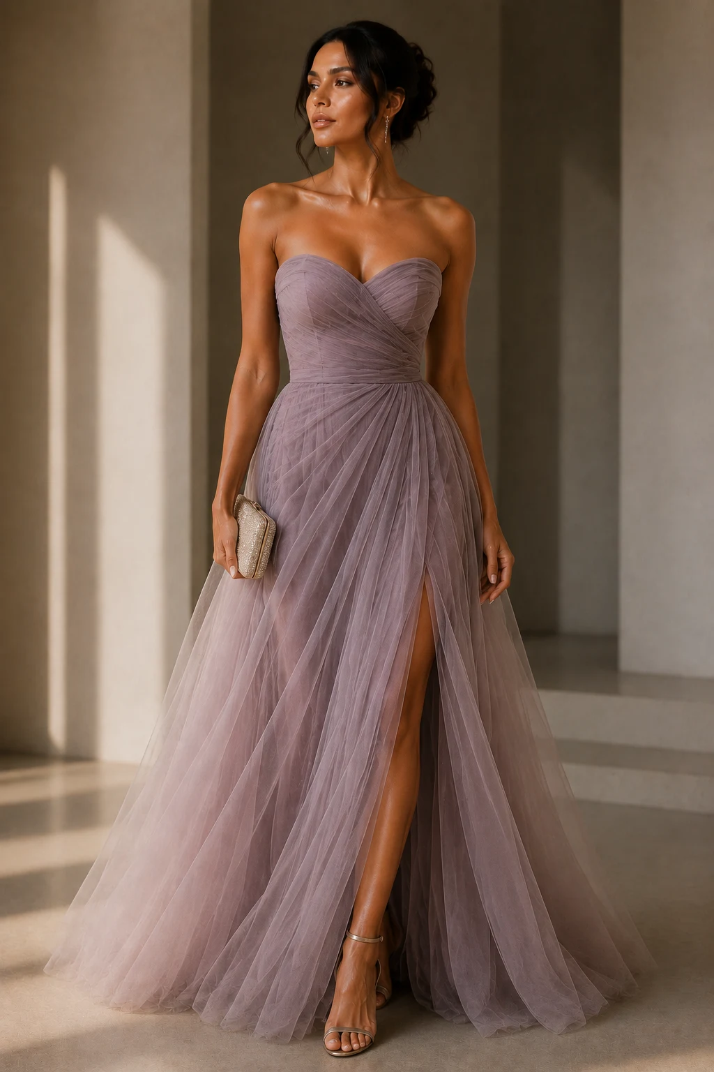 The Romantic Tulle Dress Straight Out of a Movie — black tie gala outfit style outfit, worn by a stylish woman