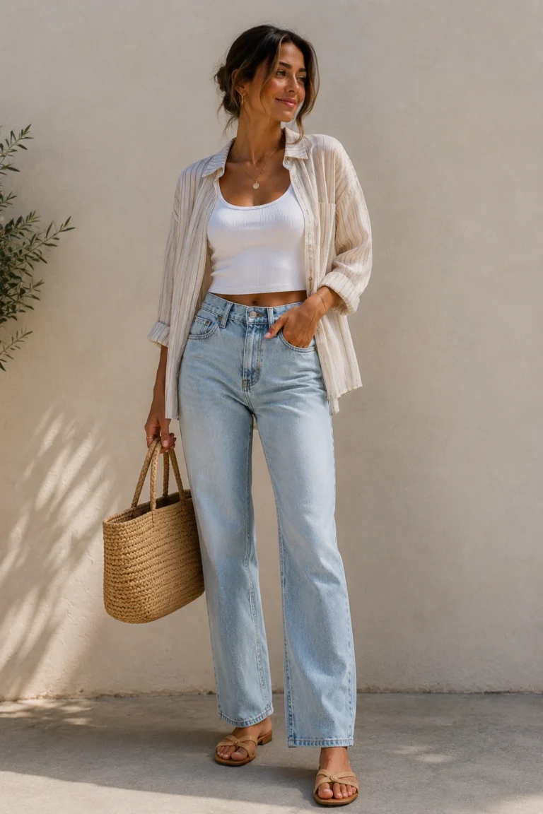 cute outfit inspo summer — Cute Outfit Inspo Summer Girls Always Wear on Repeat — cute outfit inspo summer style outfit, worn by a stylish woman