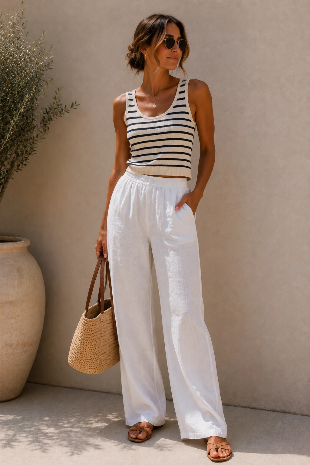 cute outfit inspo summer — Cute Outfit Inspo Summer Casual Meets Coastal Chic — cute outfit inspo summer style outfit, worn by a stylish woman