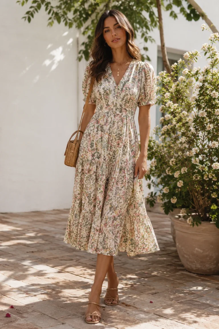 Outfit 1 — garden party outfits for women casual style outfit, worn by a stylish woman