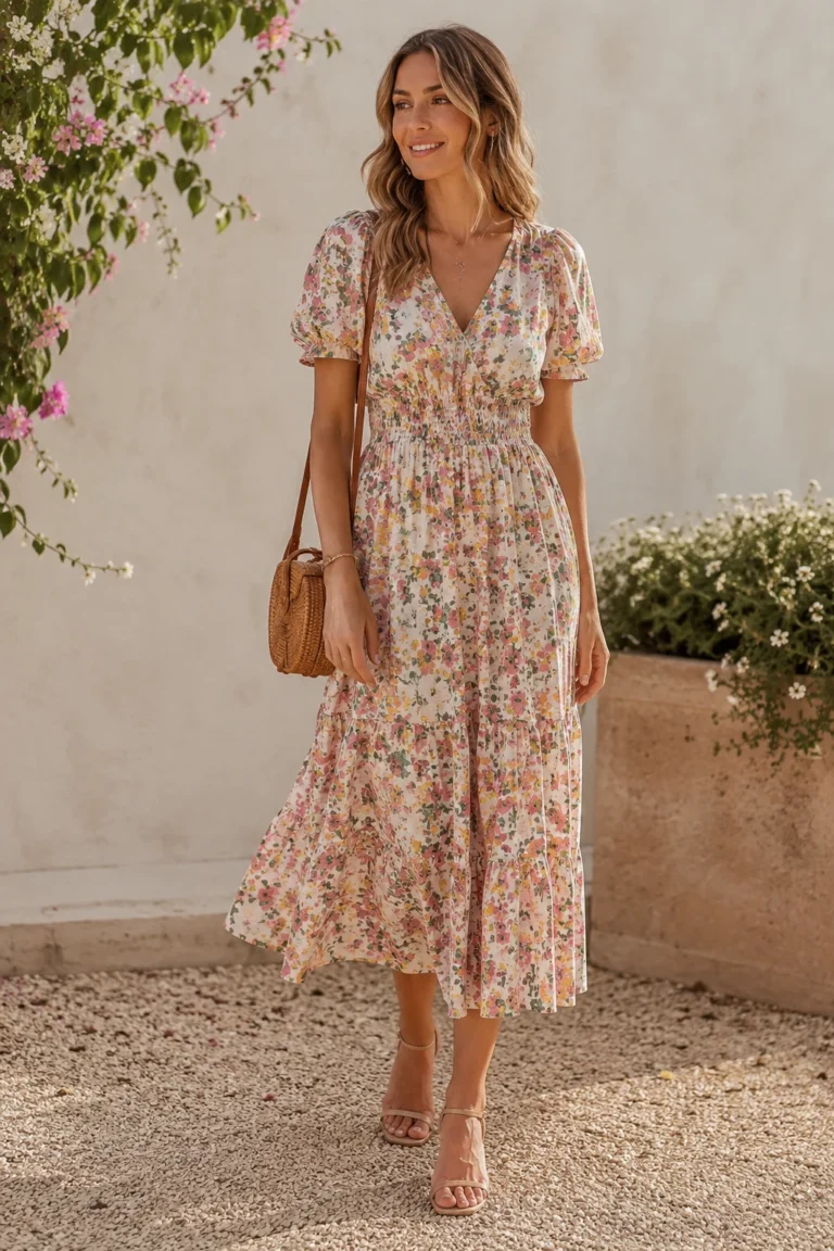 Outfit 1 — garden party outfits for women casual style outfit, worn by a stylish woman
