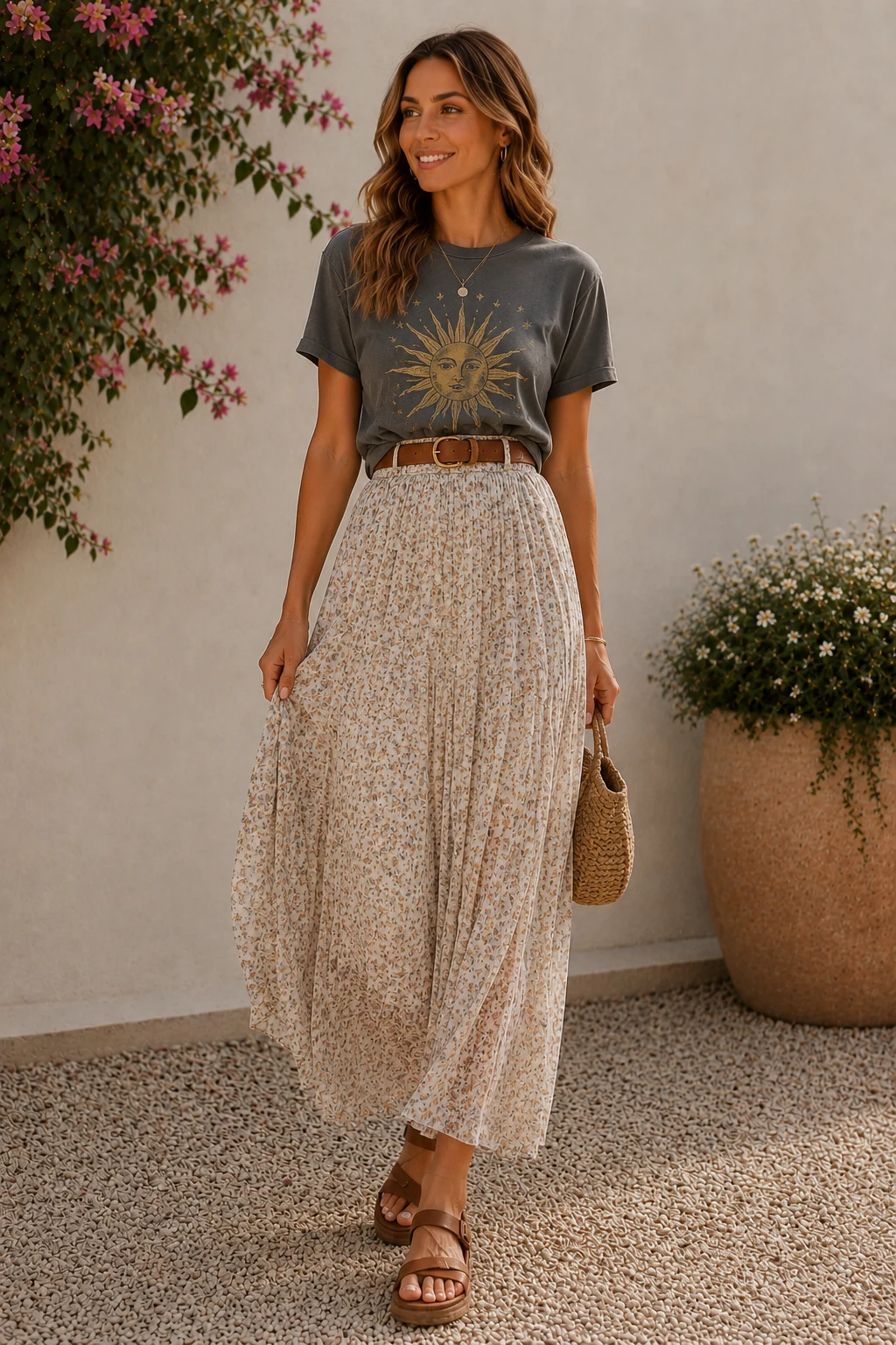 Outfit 7 — garden party outfits for women casual style outfit, worn by a stylish woman