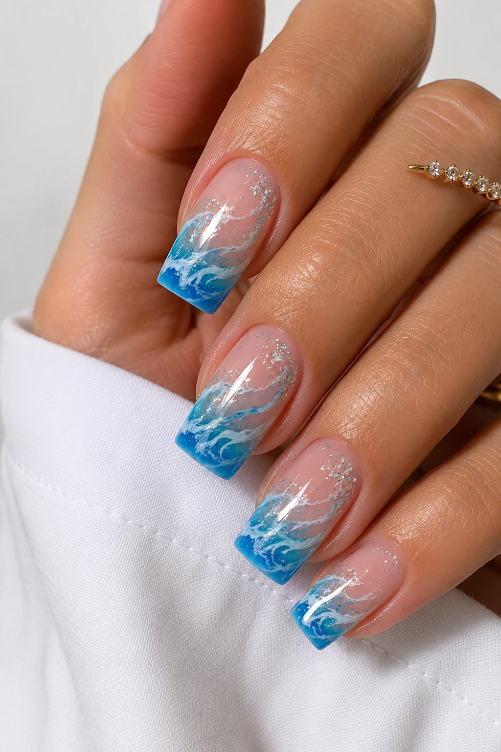 Outfit 2 — summer nail ideas square style outfit, worn by a stylish woman