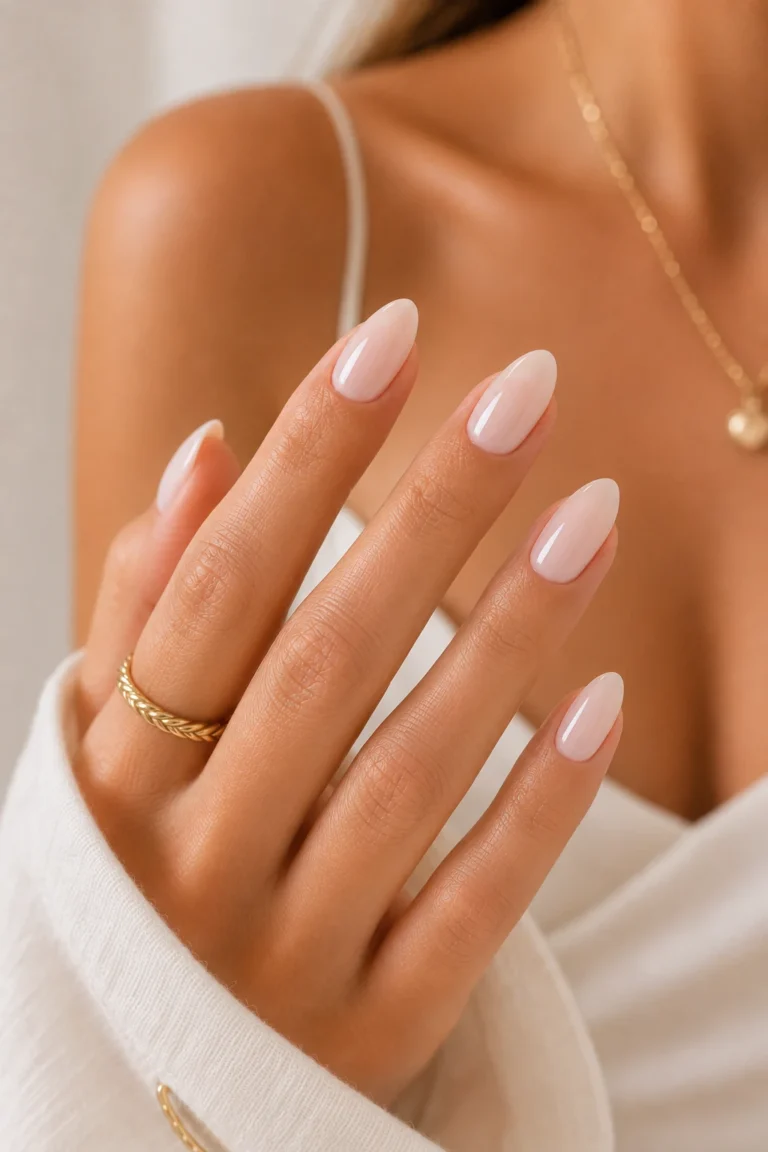 summer nails almond: 7 Easy Nail Looks That Still Feel Expensive summer nails almond — INTRO — summer nails almond style outfit, worn by a stylish woman