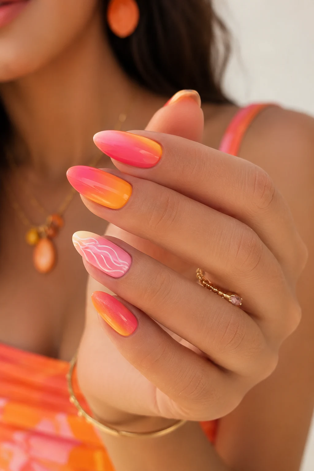 summer nails colors — INTRO — summer nails colors style outfit, worn by a stylish woman