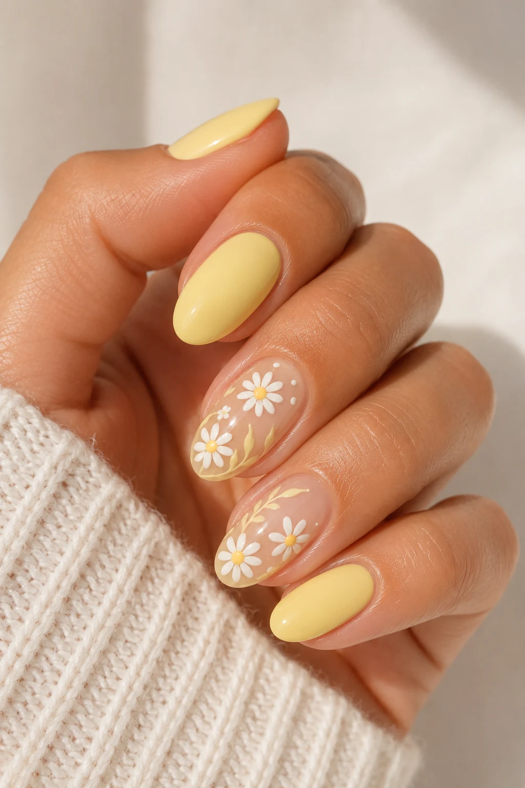 summer nails designs — Butter Yellow Summer Nails Designs That Feel Like Sunshine — summer nails designs style outfit, worn by a stylish woman