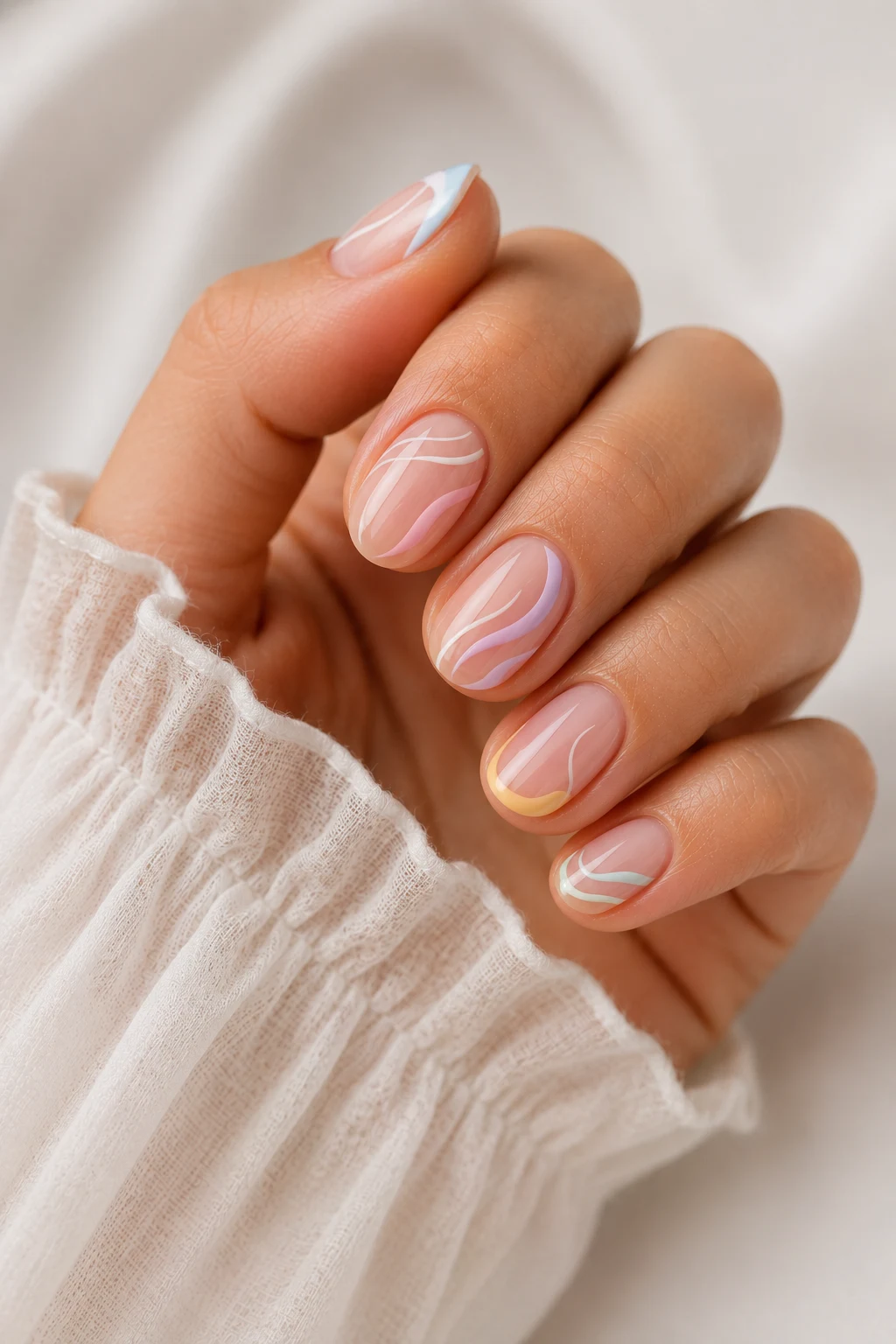 summer nails short — INTRO — summer nails short style outfit, worn by a stylish woman