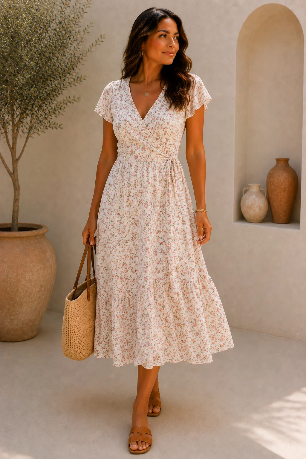 Outfit 6 — summer outfits women ideas style outfit, worn by a stylish woman Outfit 6 — summer outfits women ideas style outfit, worn by a stylish woman