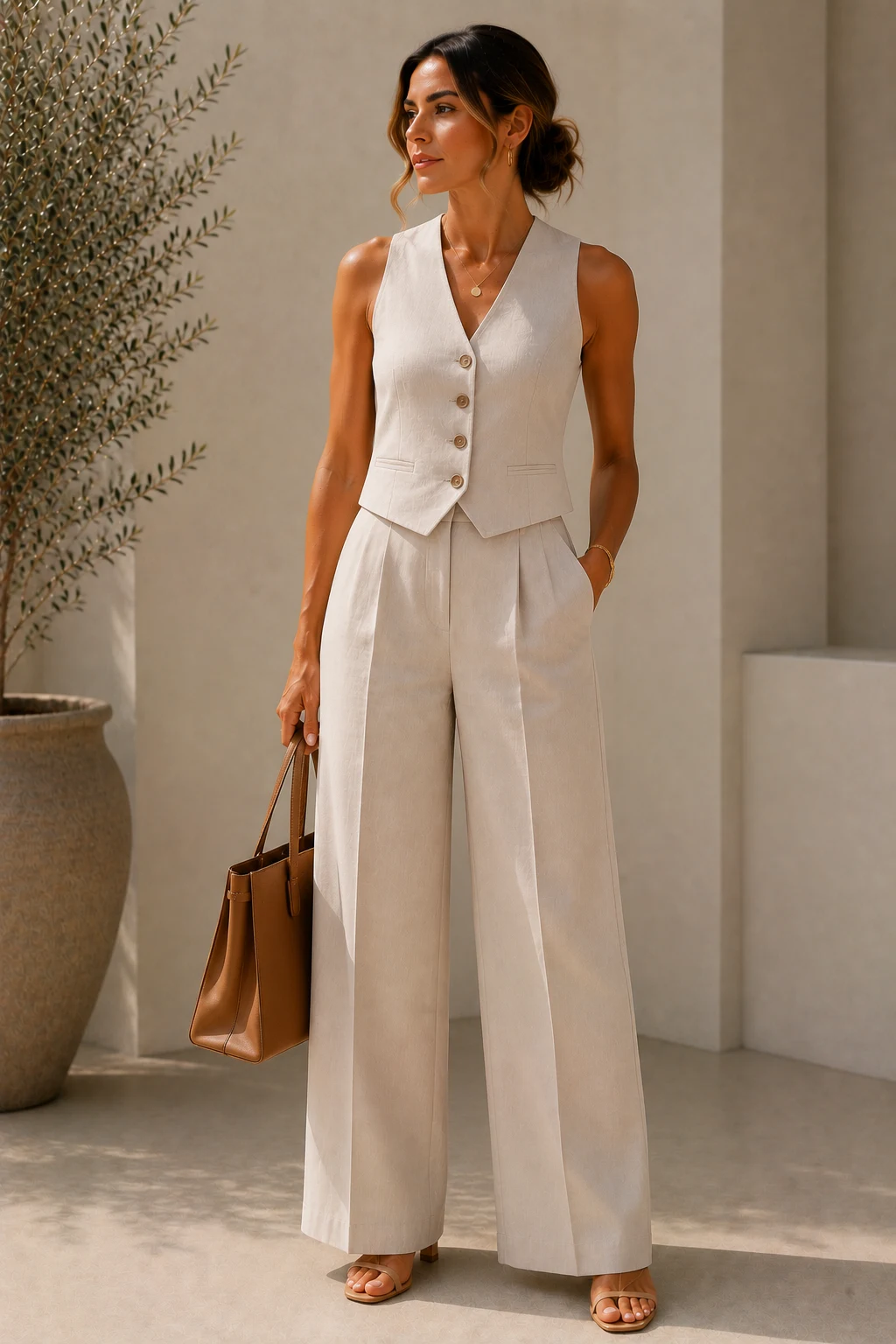 Outfit 4 — summer outfits women office style outfit, worn by a stylish woman