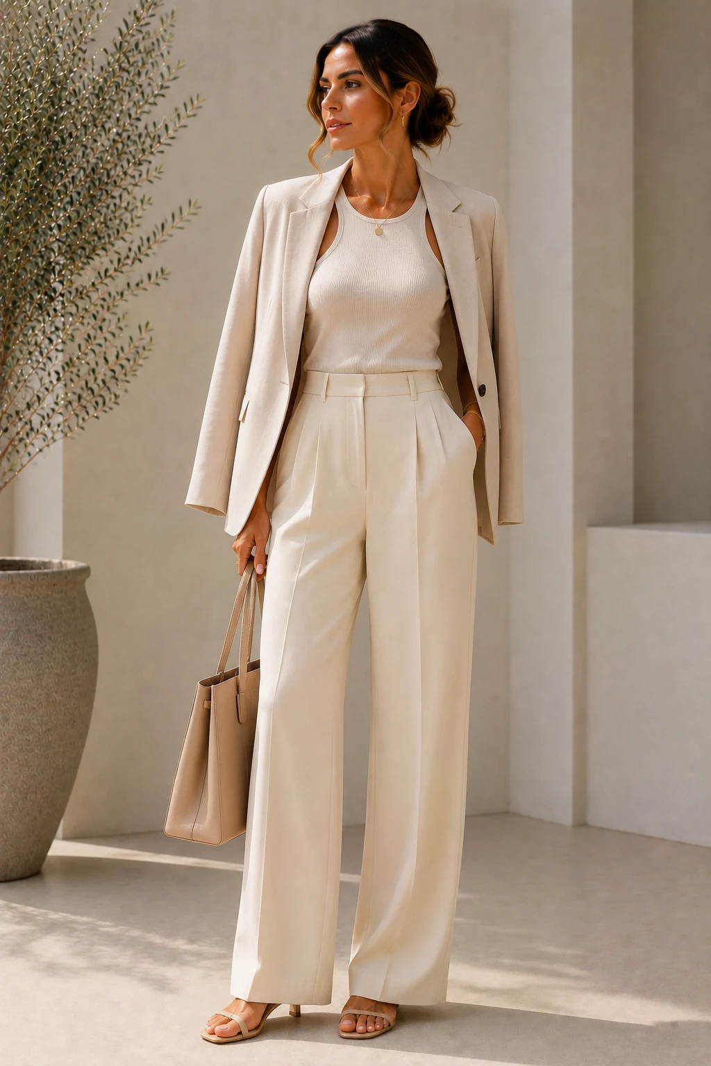 Outfit 6 — summer outfits women office style outfit, worn by a stylish woman