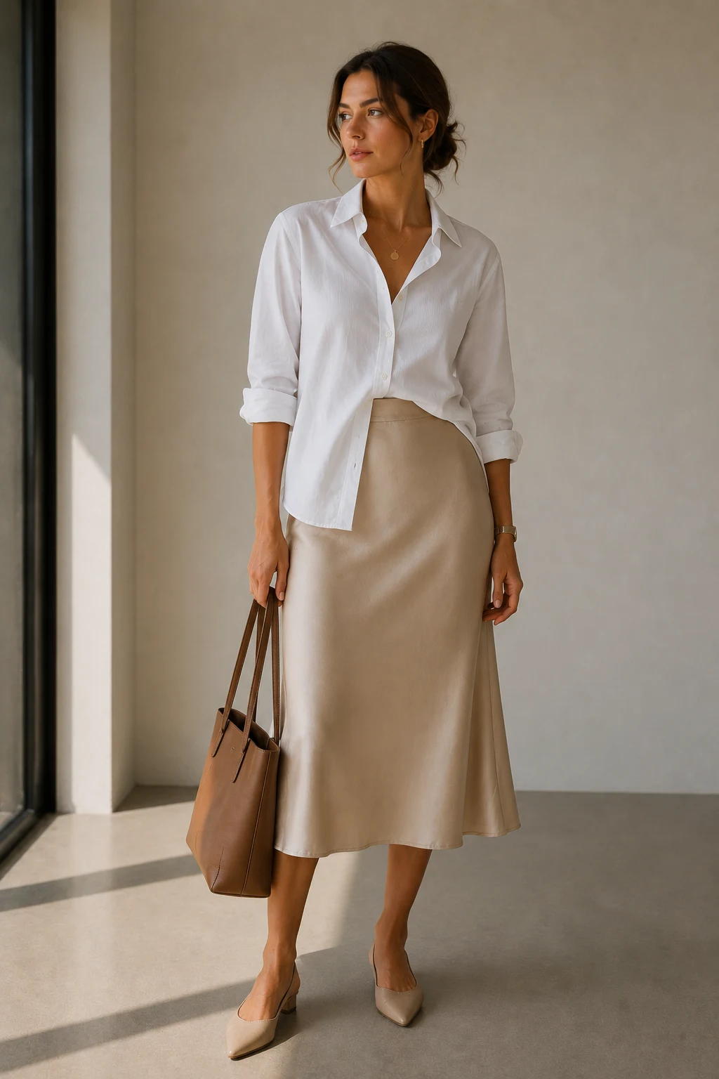 Outfit 3 — summer outfits women work style outfit, worn by a stylish woman