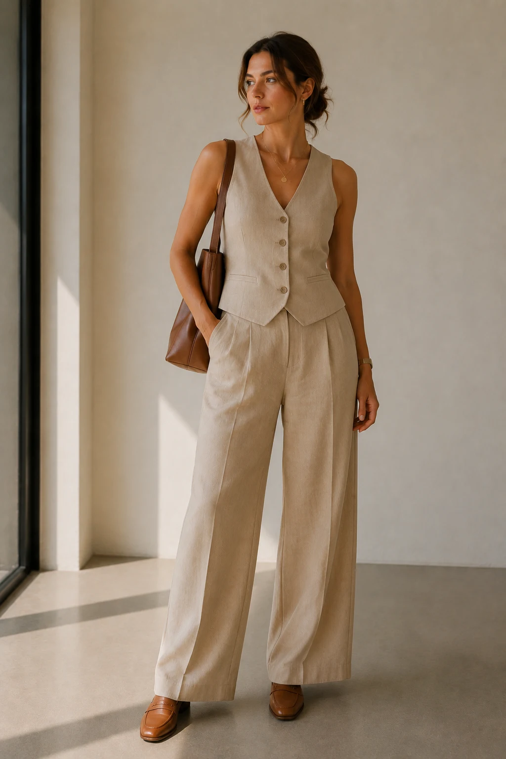 Outfit 4 — summer outfits women work style outfit, worn by a stylish woman