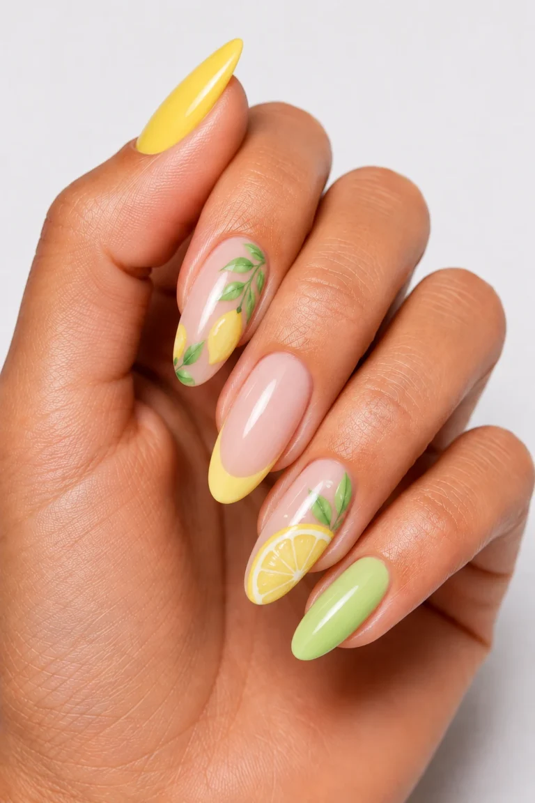 Introduction — summertime nails design style outfit, worn by a stylish woman