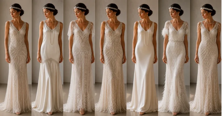 20s wedding gown — featured