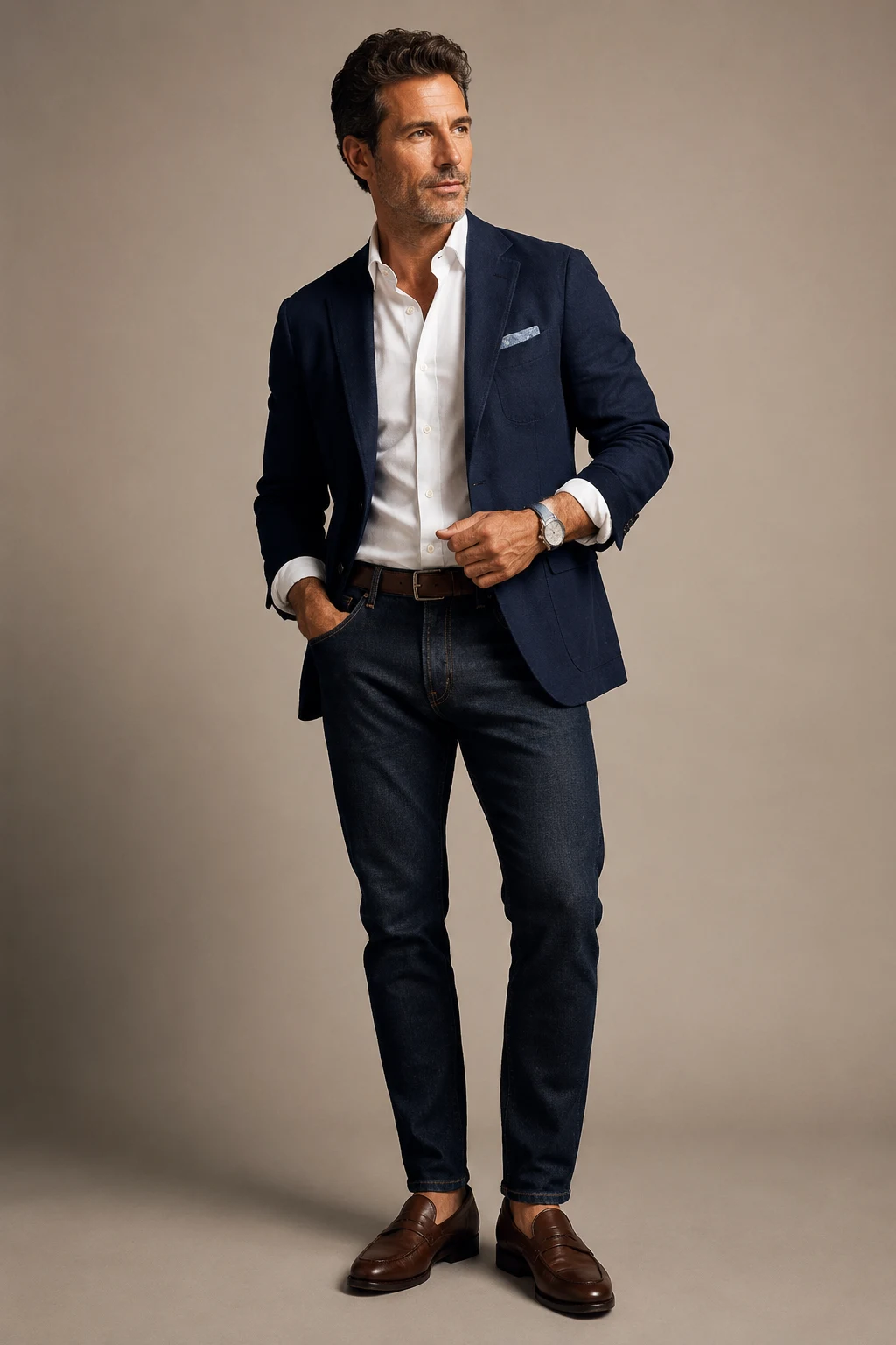 The Sharp Relaxed Blazer That Always Lands — 40s outfits mens style outfit, worn by a stylish man