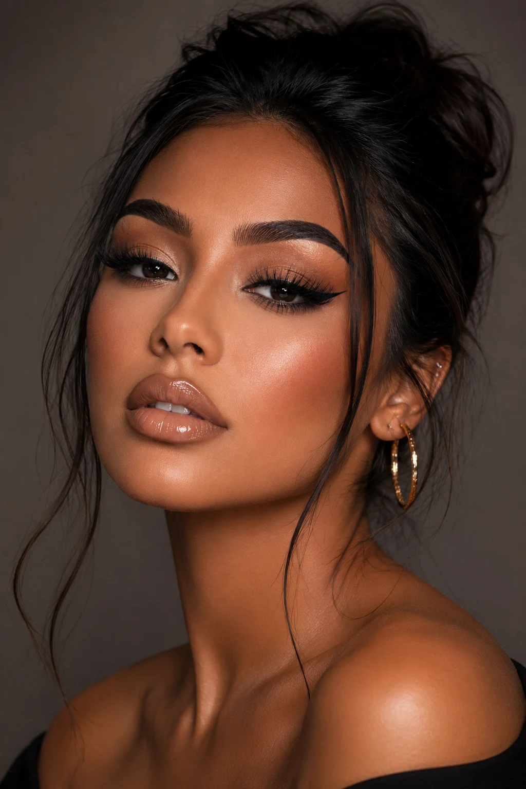 Outfit 2 — baddie makeup looks style outfit