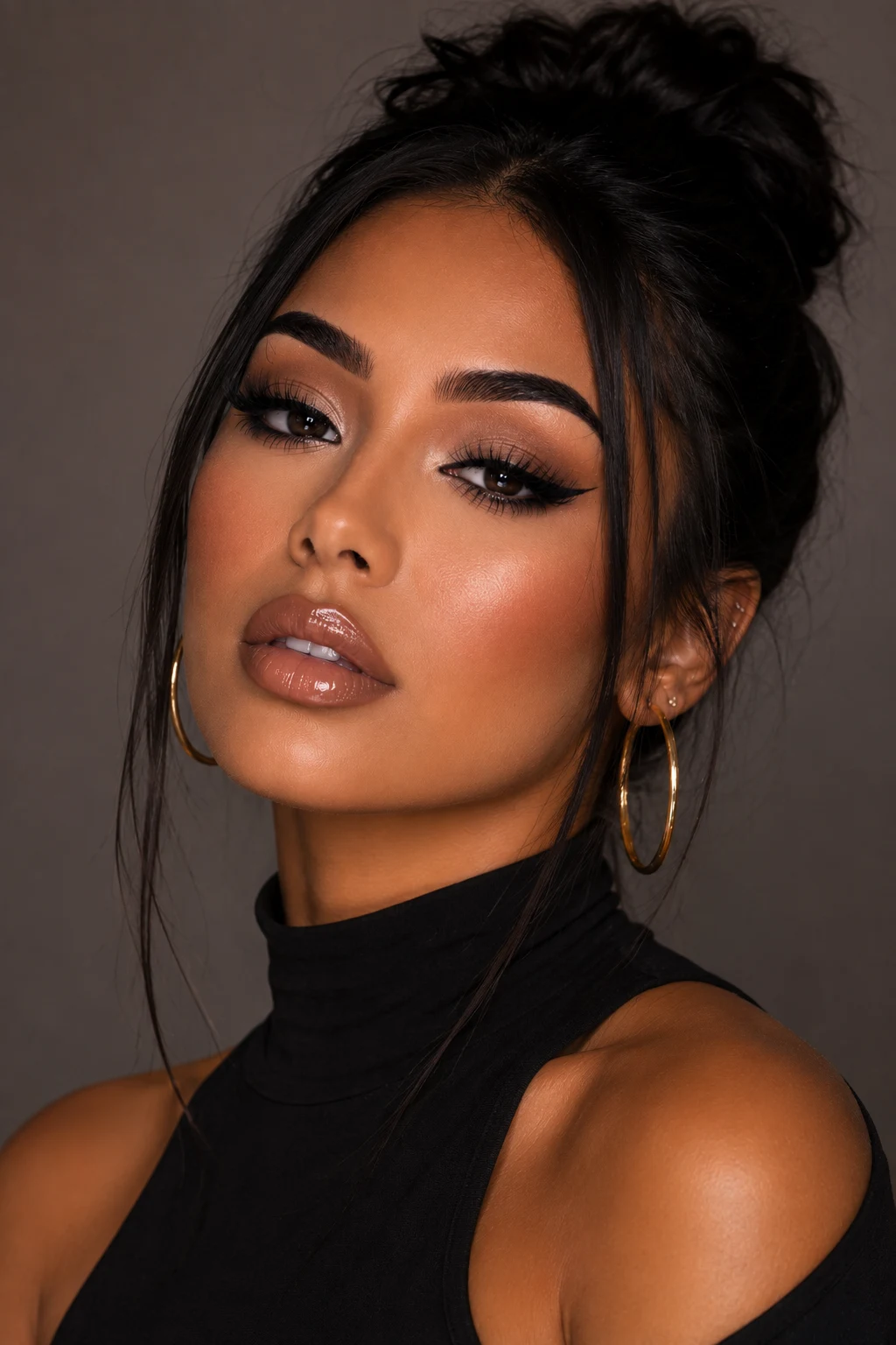 Outfit 3 — baddie makeup looks style outfit