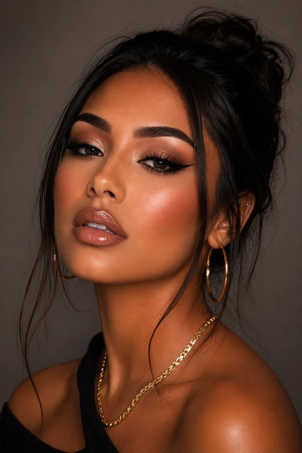 Outfit 4 — baddie makeup looks style outfit