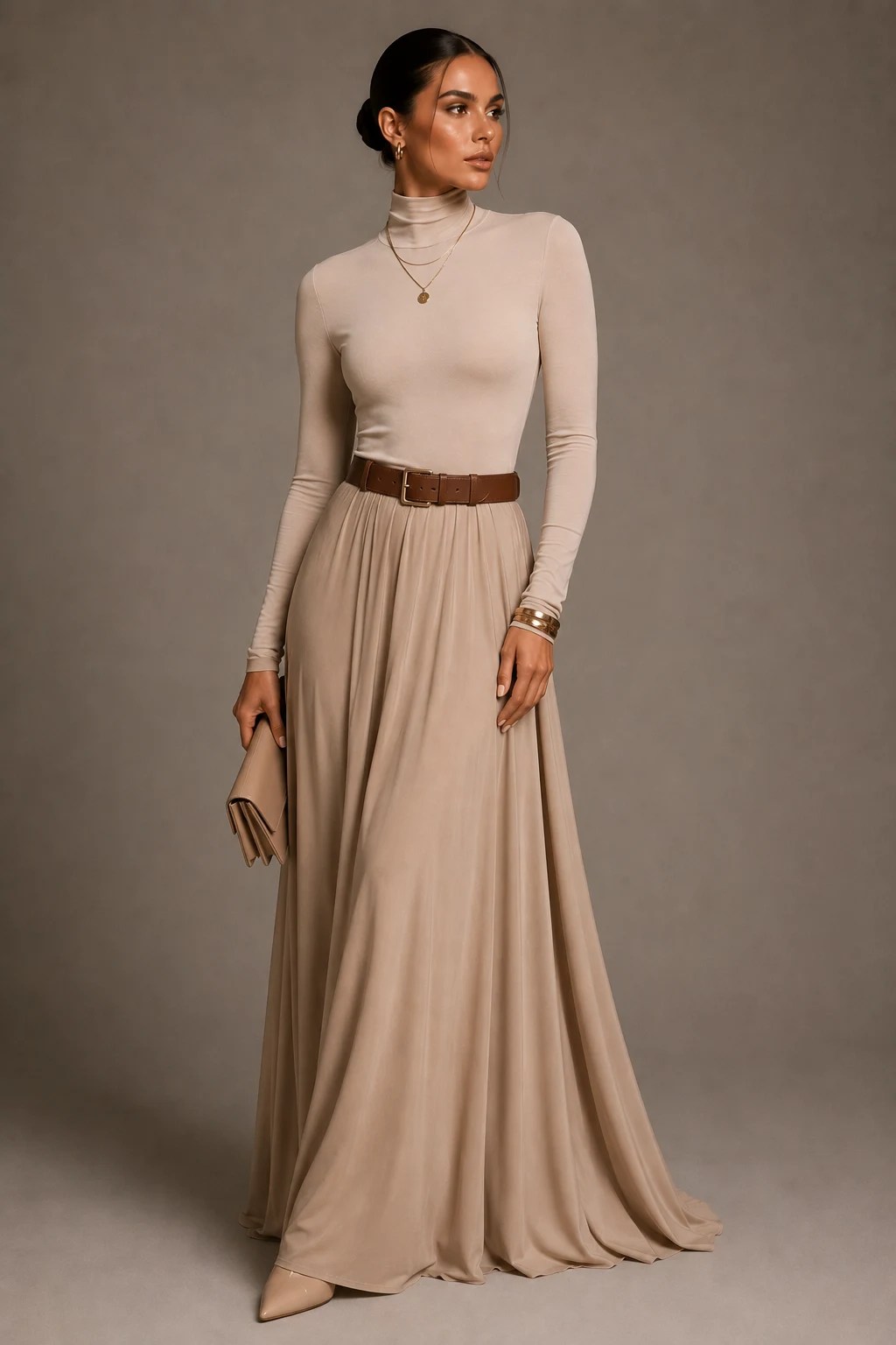 The Luxe Layered Bodysuit And Maxi Skirt Combo — bianca grammys outfit no blur style outfit