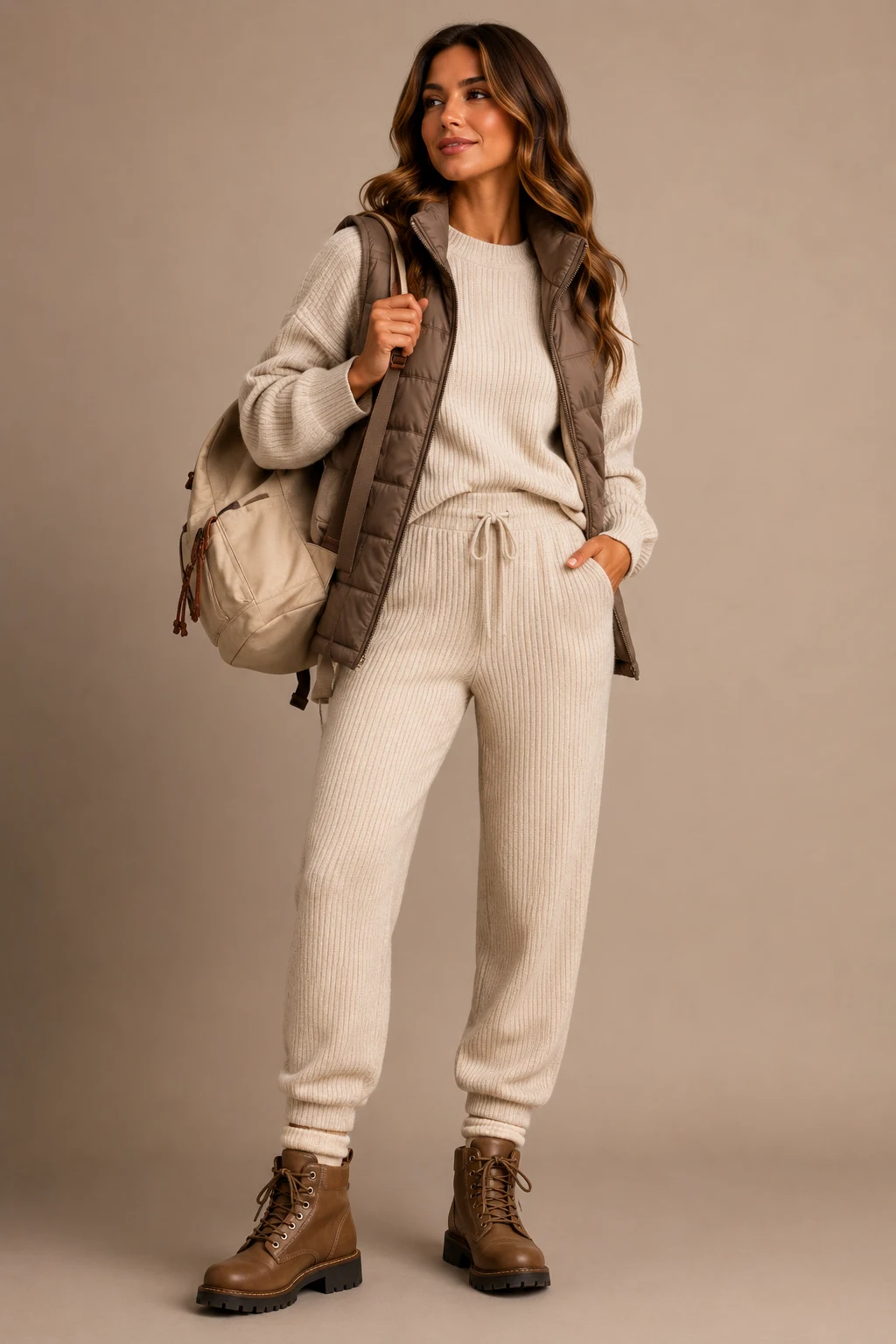 The Cozy Cabin Knit Set — camping outfits style outfit