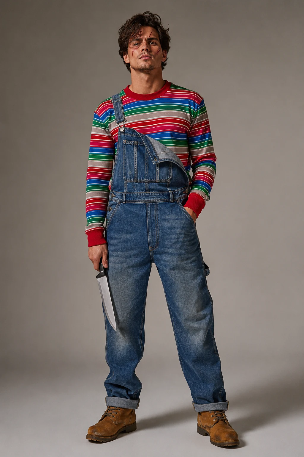 The Classic Good Guys Throwback — chucky outfit mens style outfit, worn by a stylish man