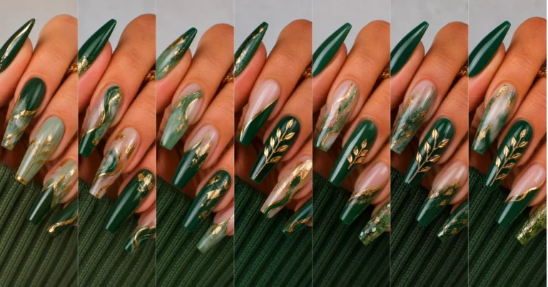 coffin nail ideas green — featured