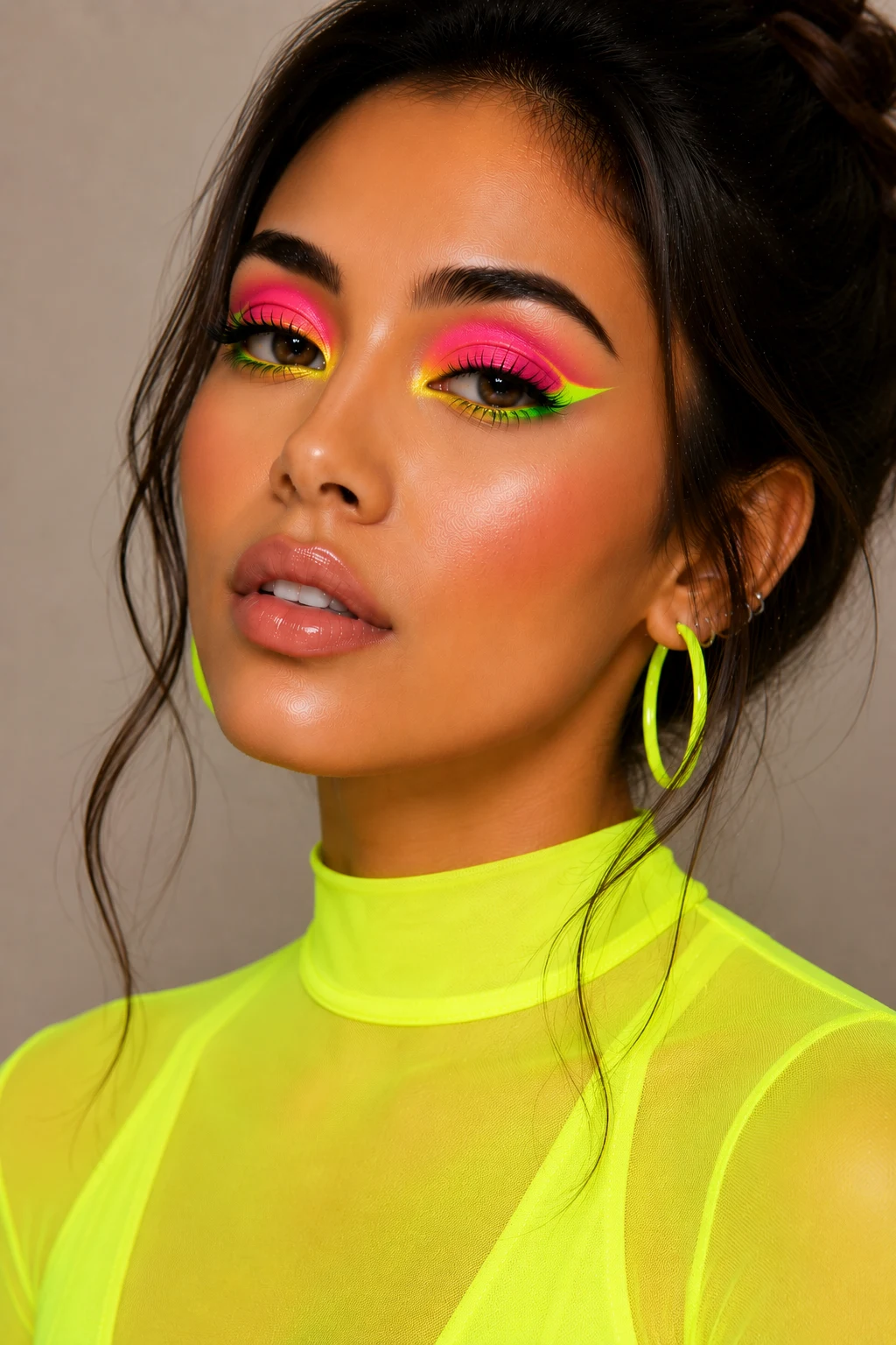 Neon Pop Colorful Eyeshadow Looks — colorful eyeshadow looks style outfit