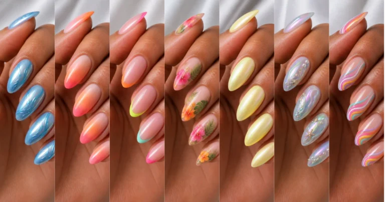 cool summer nails almond — featured