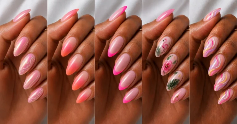 cool summer nails pink — featured