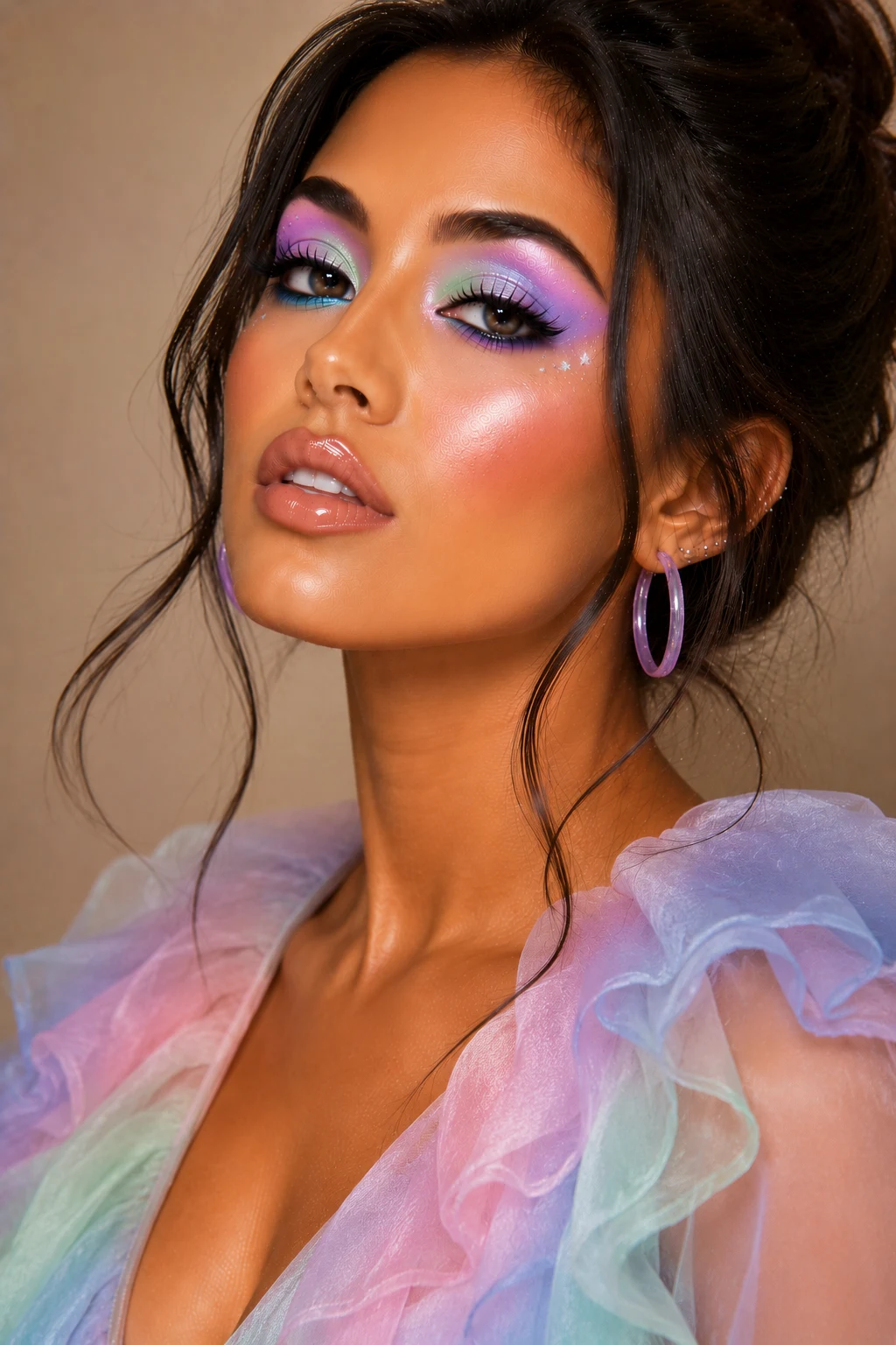 Pastel Cloud Creative Makeup Looks Colorful — creative makeup looks colorful style outfit