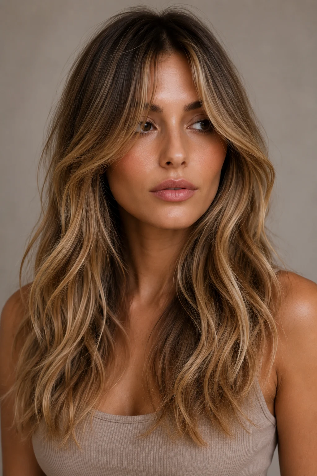 Outfit 2 — curtain bangs hairstyles style outfit